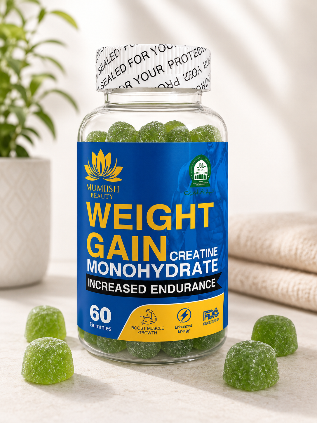 Weight Gain Creatine Monohydrate Gummies — Masse & Endurance