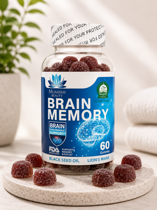 Brain Memory Gummies — Mémoire & Concentration