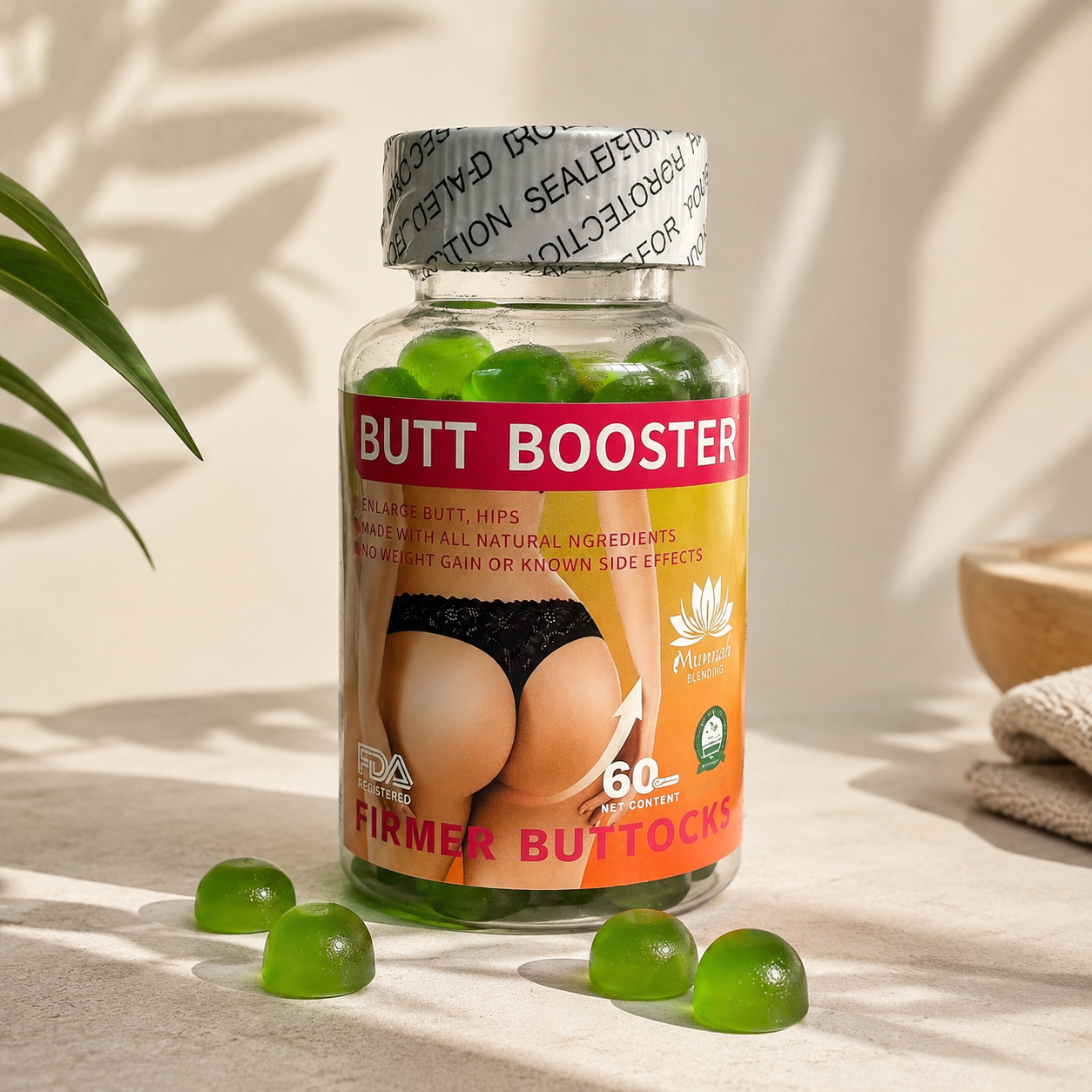 Butt Booster Gummies — Galbe & Fermeté Naturels