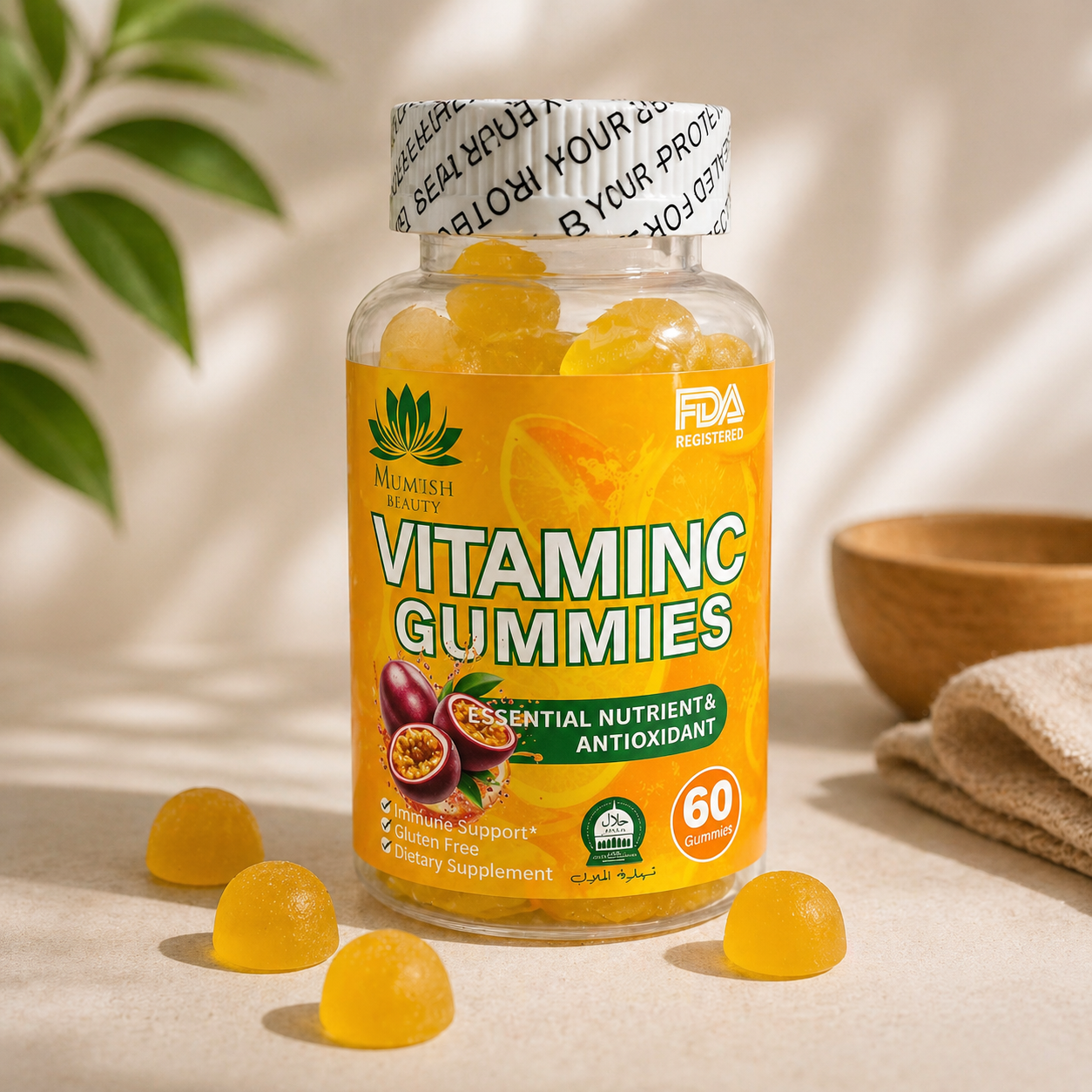 Vitamin C Gummies — Antioxydant & Immunité Essentielle
