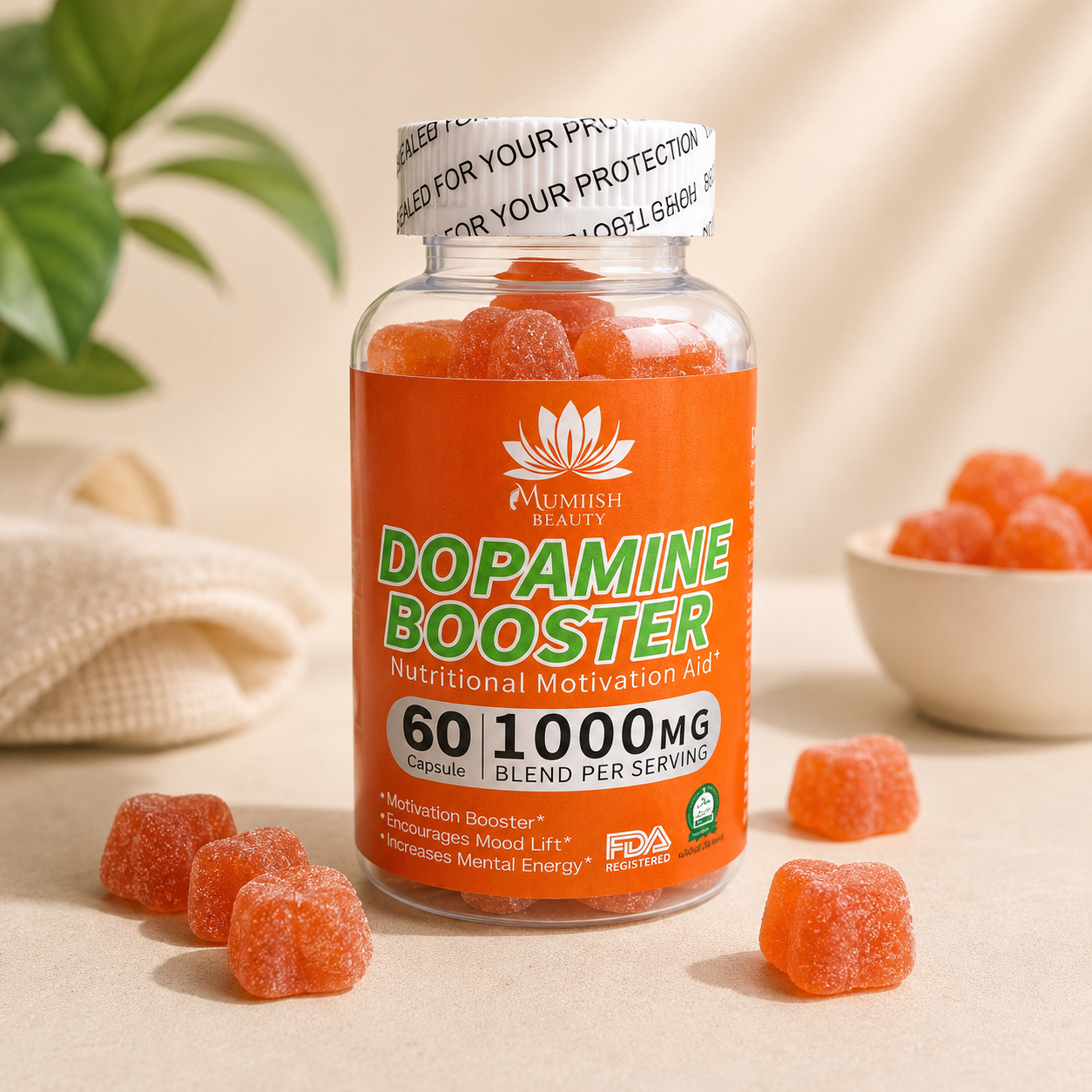Dopamine Booster Gummies — Motivation & Énergie Mentale